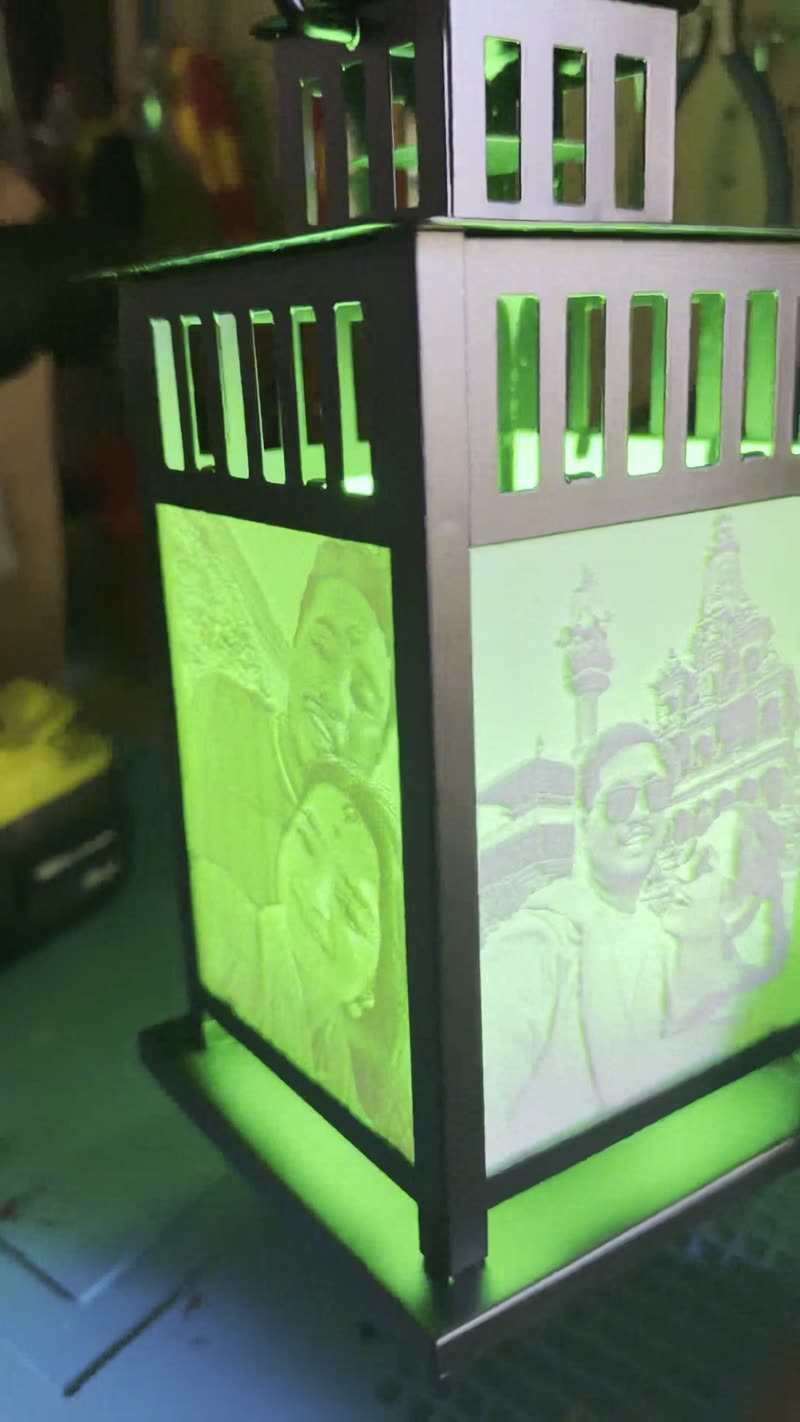 Black lantern, green glow